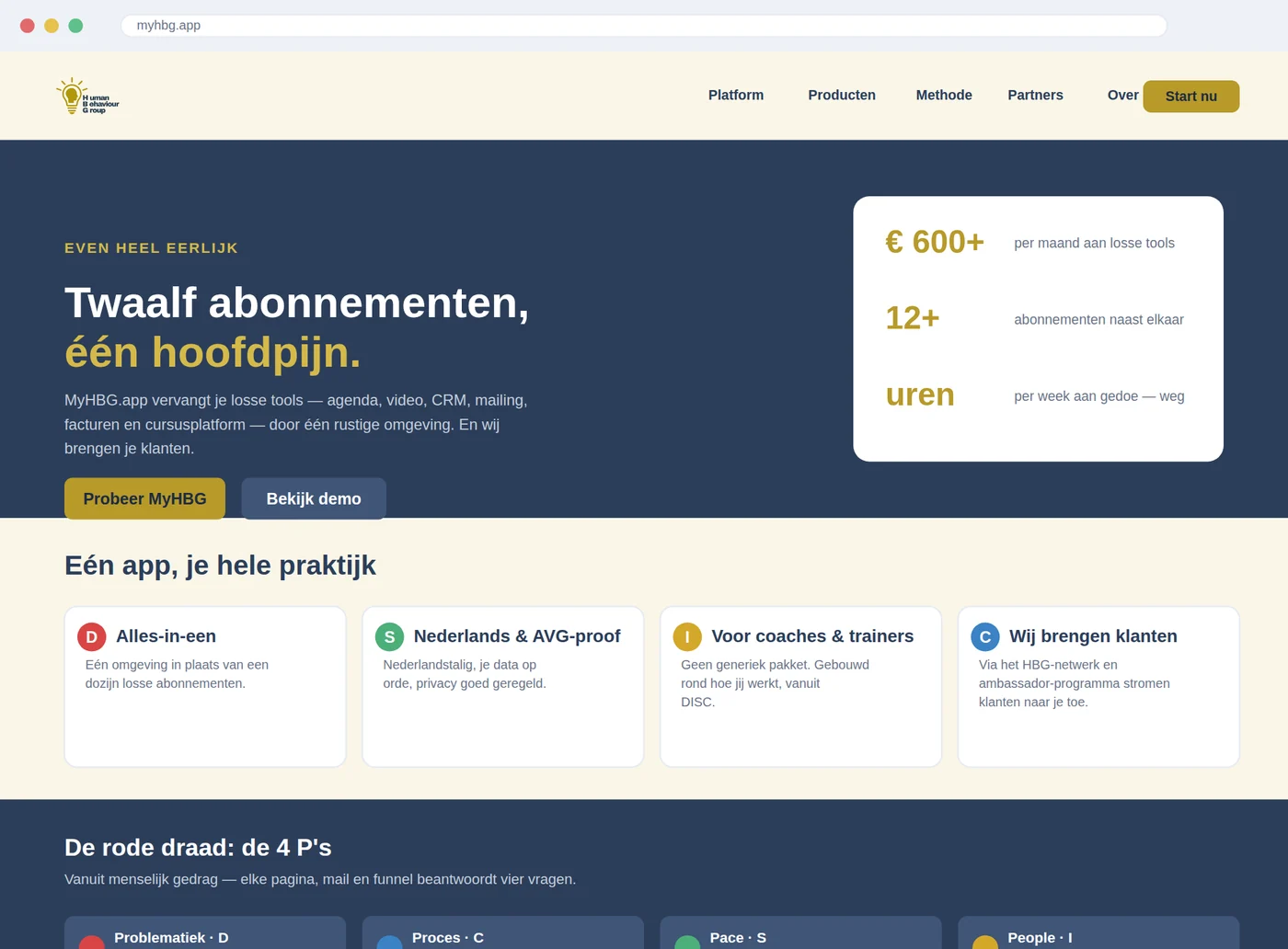 Het MyHBG.app-platform in beeld: twaalf losse abonnementen vervangen door een omgeving